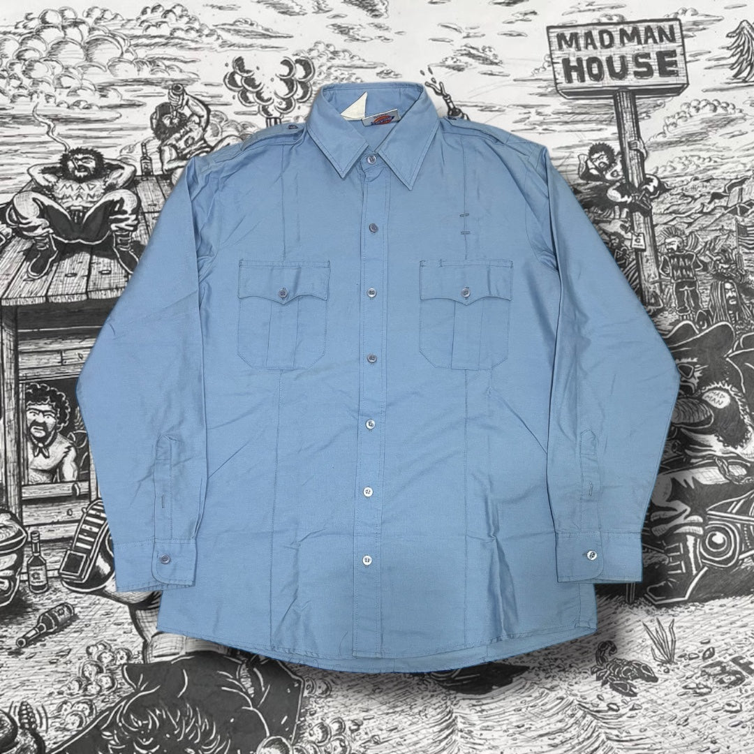 Madman Member Blue Button Up Shirt