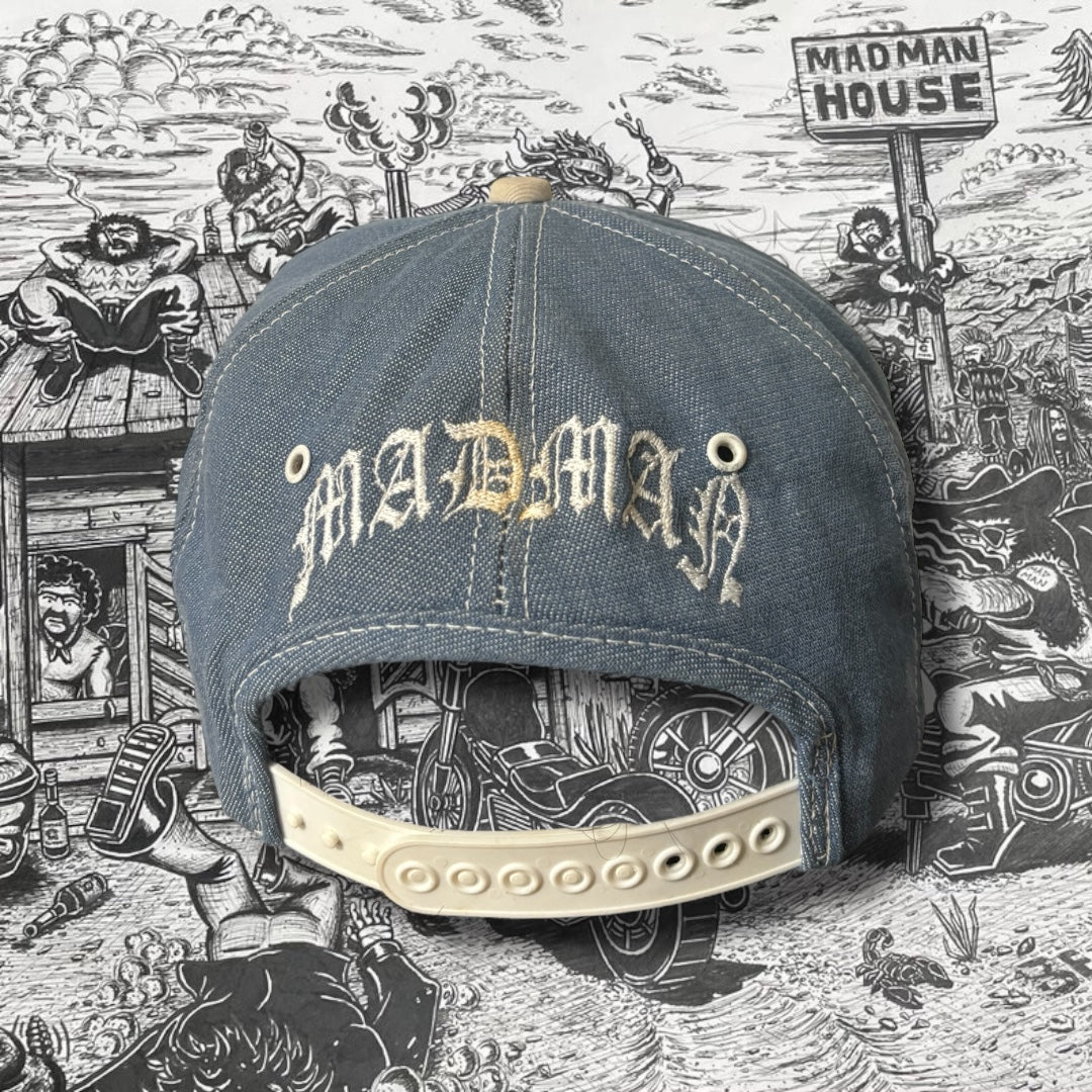 Madman Member Vintage Blue Denim Hat