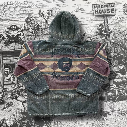 Madman member vintage hoodie brown Aztec