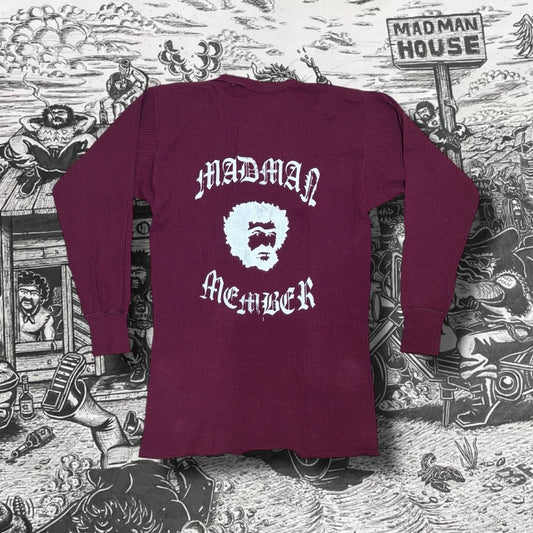 Madman Member Vintage Burgundy Red Thermal