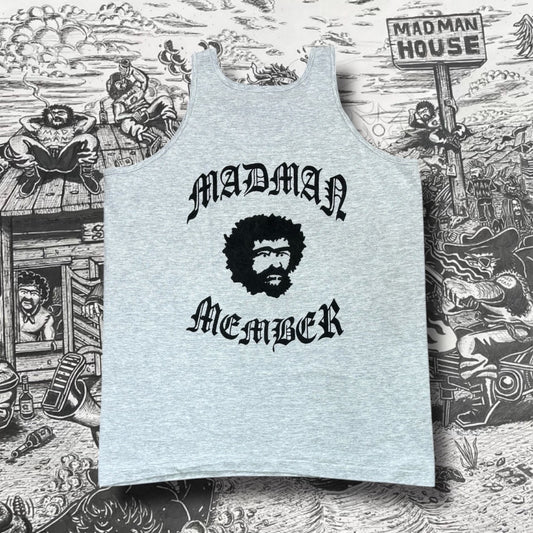 MadMan Member Vintage Grey Tank Top