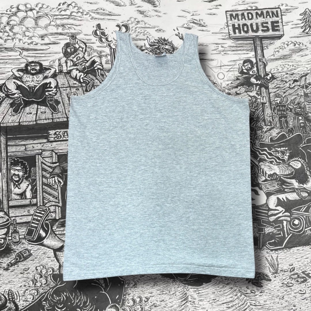MadMan Member Vintage Grey Tank Top
