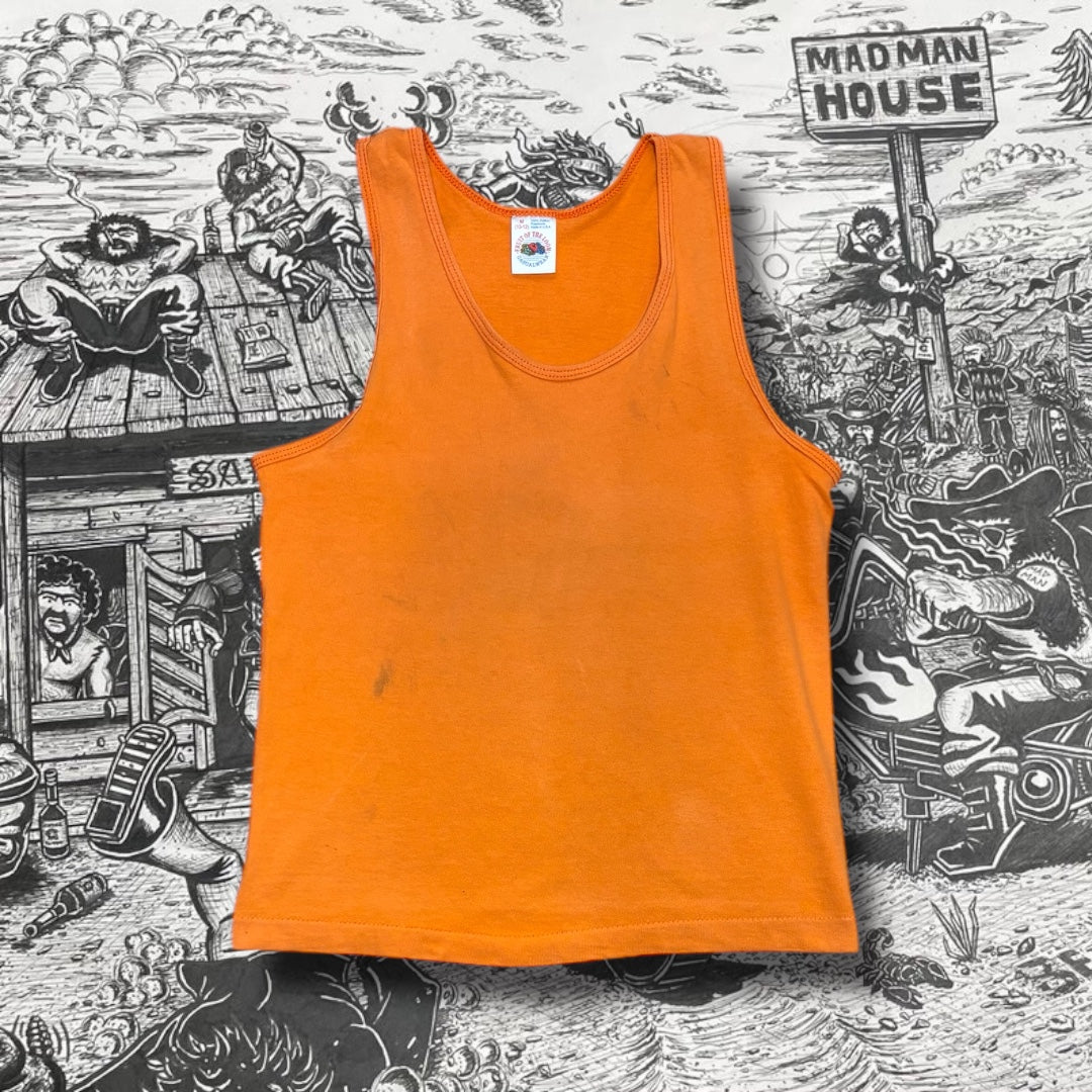 MadMan Member Vintage Orange Tank Top