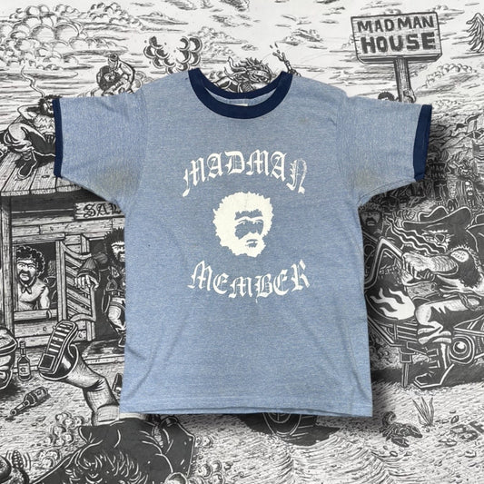 Madman Member Vintage Blue Ringer Shirt