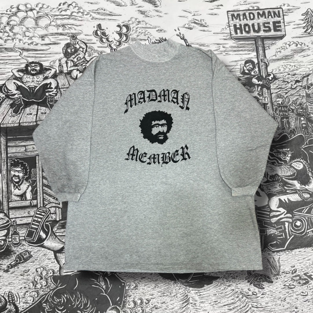 Madman Member Vintage Grey Sweatshirt