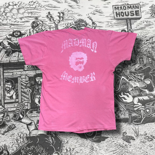 MadMan Member Vintage Pink Thrashed Tee Shirt