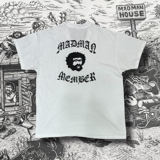Madman Member Vintage White Tee Shirt