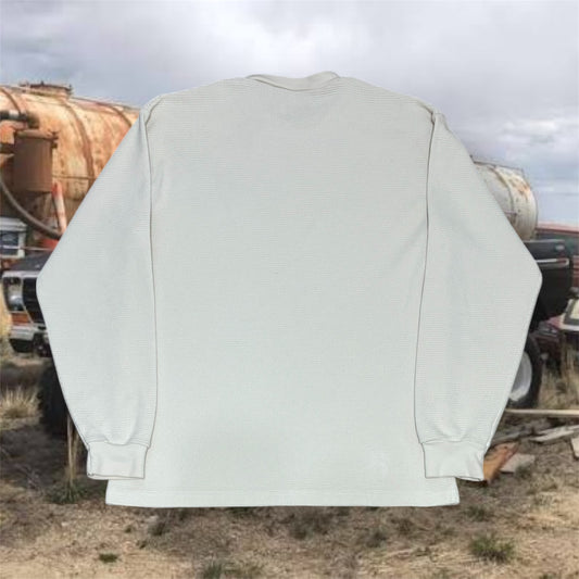 Freak Unisex Off White Thermal Long Sleeve