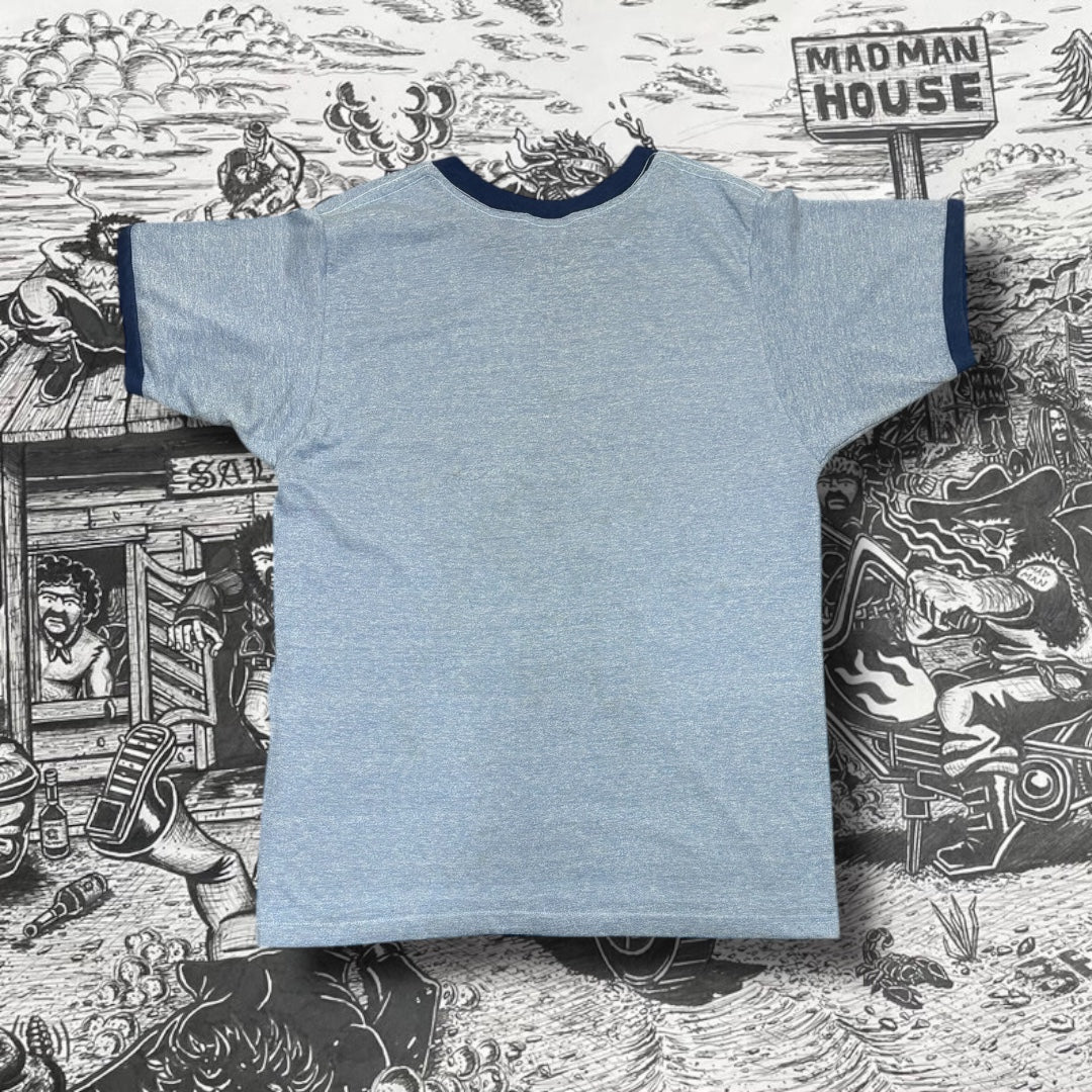 Madman Member Vintage Blue Ringer Shirt