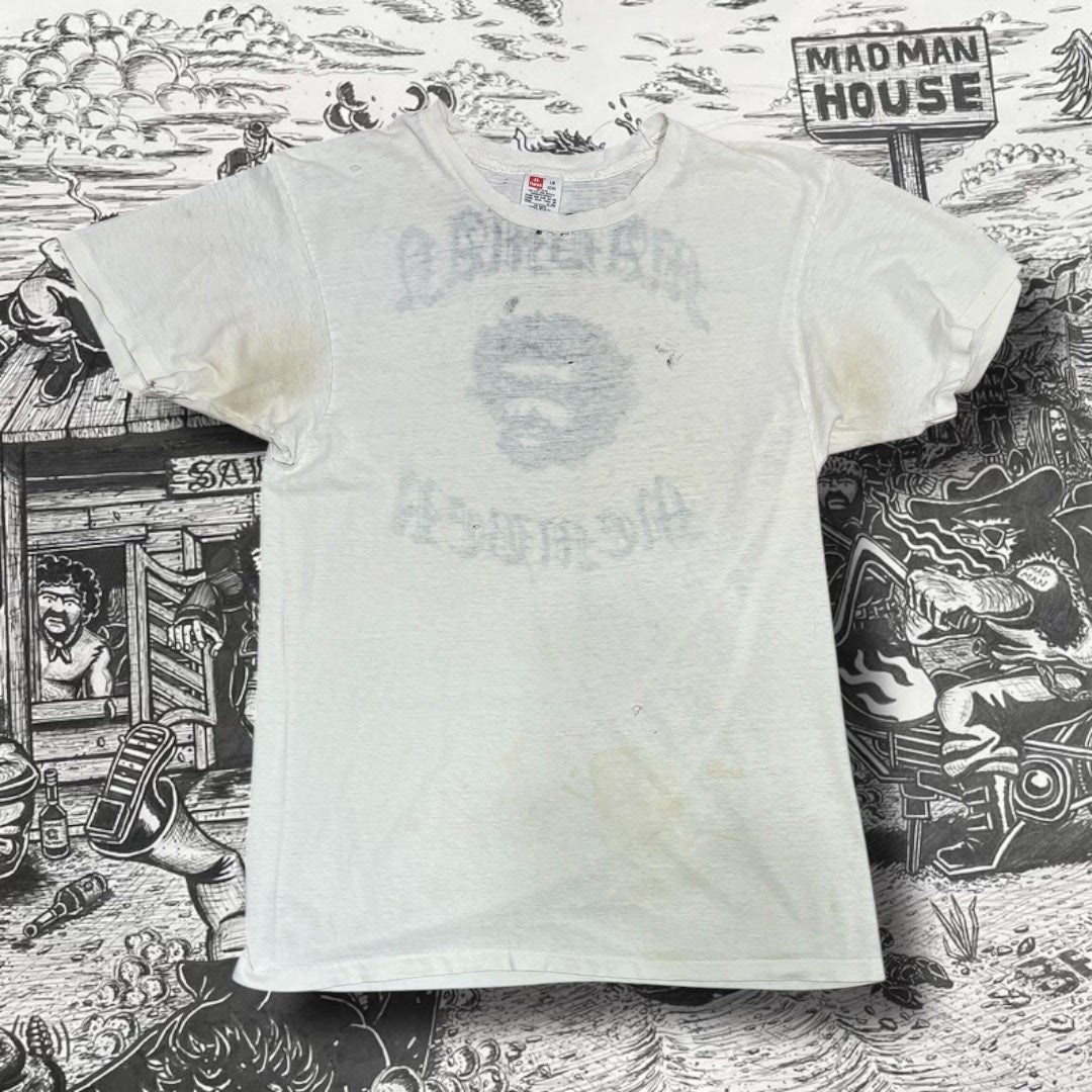 Madman Member Vintage Thrashed White Tee Shirt