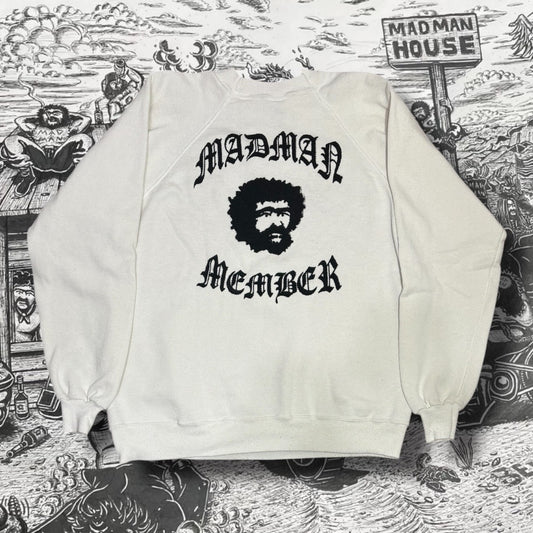 Madman Member Vintage White Sweatshirt