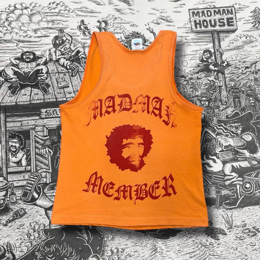 MadMan Member Vintage Orange Tank Top