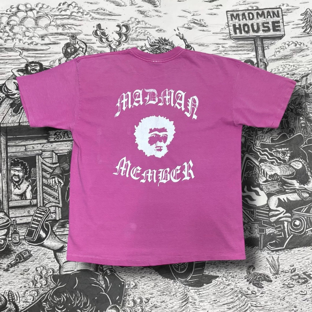 MadMan Member Vintage Pink Tee Shirt
